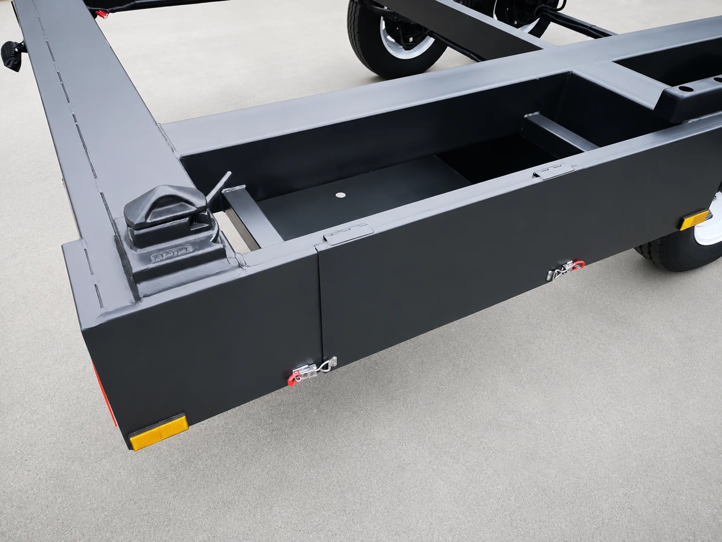 カスタムトレーラーシャーシのフレーム構造ディテール（12ft／20ft／40ft）